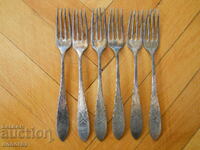 Set de furculițe vechi argintate - Danemarca