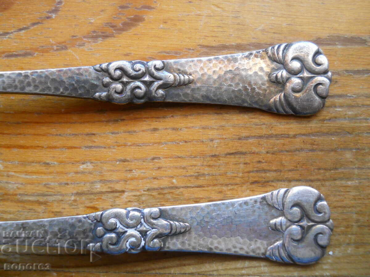 Silver-plated pickle forks "Th. Marthinsen" - Norway with price 24.00 BGN | € 12.27