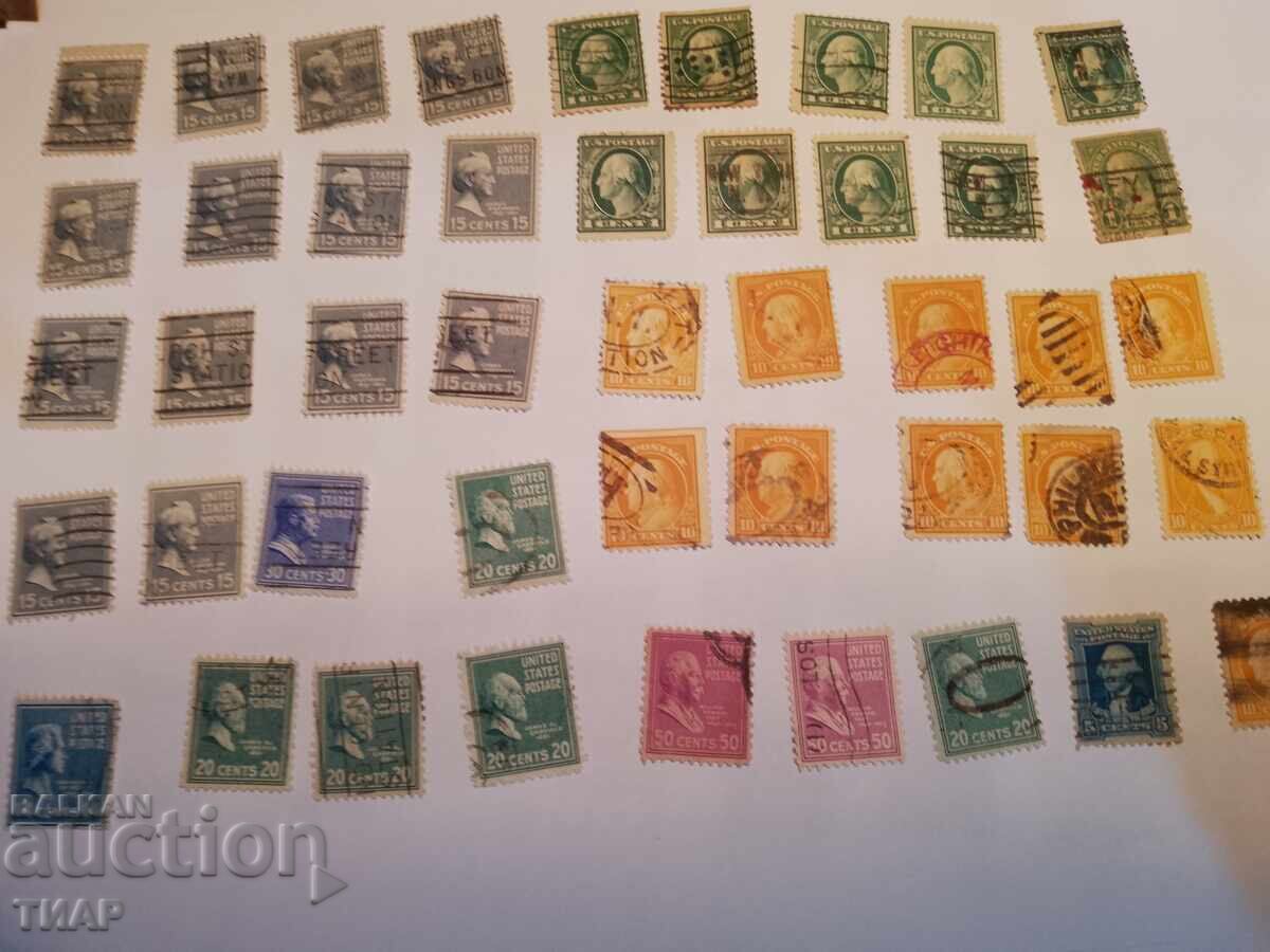 Postage stamps USA -0.01 cents Postage stamps USA -0.01 cents