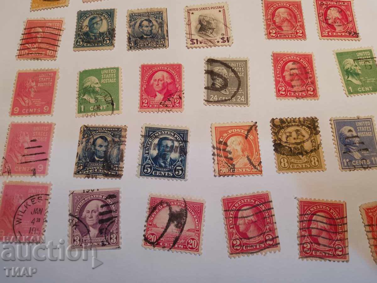 Auction Postage stamps USA -0.01 cents Auction Postage stamps USA -0.01 cents