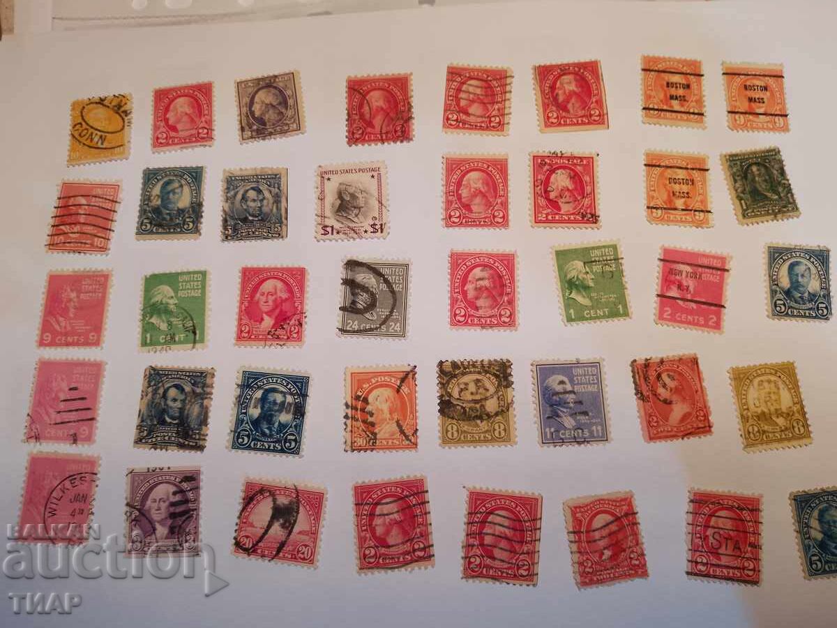 Postage stamps USA -0.01 cents Postage stamps USA -0.01 cents