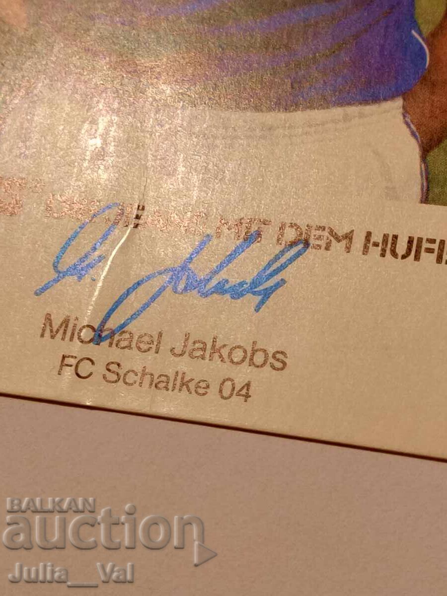 Fotbal - Schalke 04 - autograf de la Michael Jakob cu preț 0.11 BGN | € 0.06 Fotbal - Schalke 04 - autograf de la Michael Jakob cu preț 0.11 BGN | € 0.06