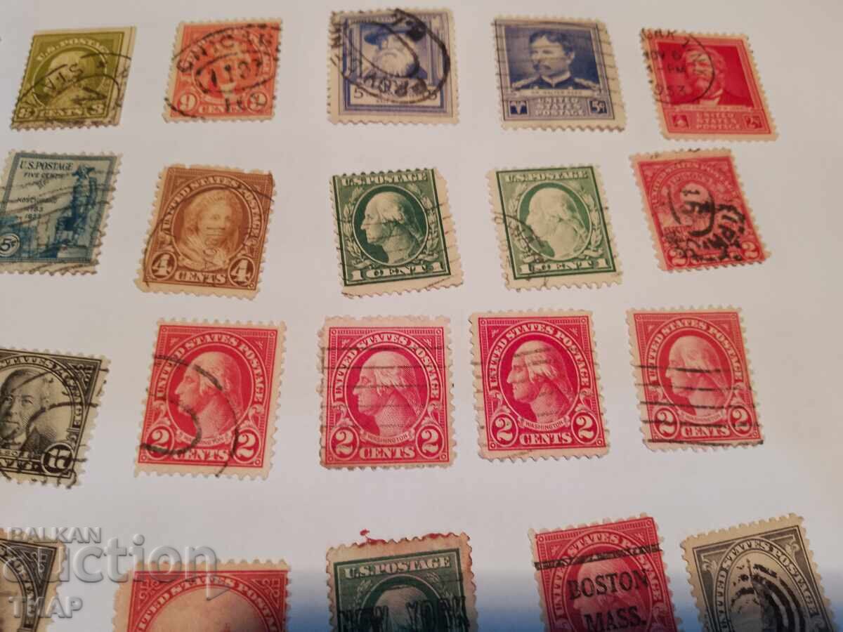 Auction Postage stamps USA -0.01 cents Auction Postage stamps USA -0.01 cents