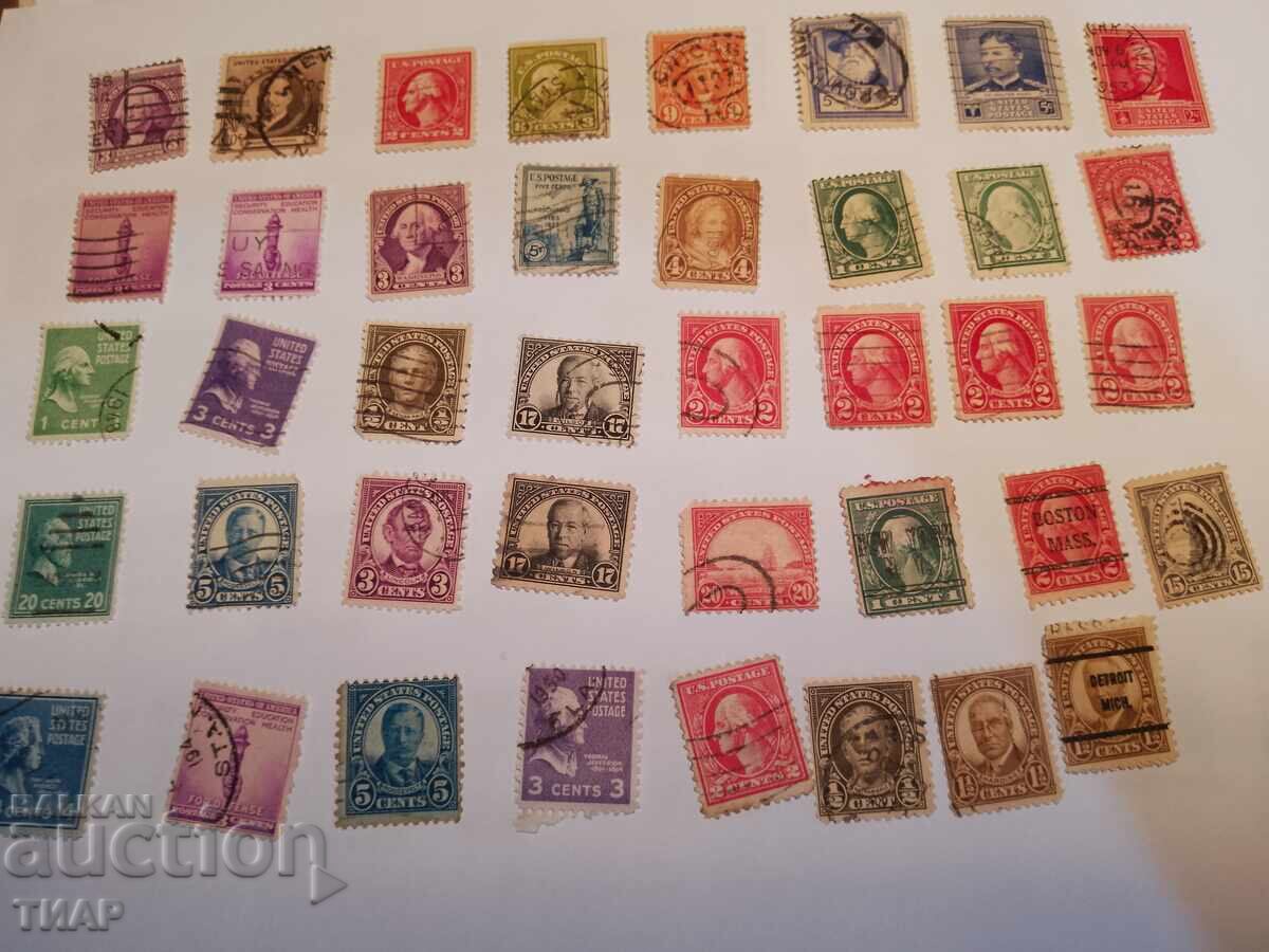 Postage stamps USA -0.01 cents Postage stamps USA -0.01 cents