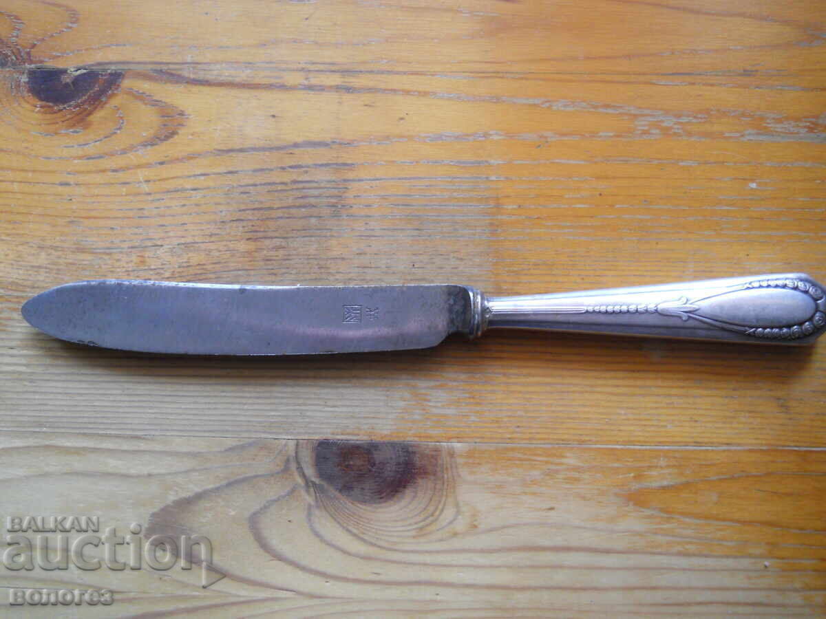 Licitație Set de cuțite vechi argintate "WMF Zwilling"