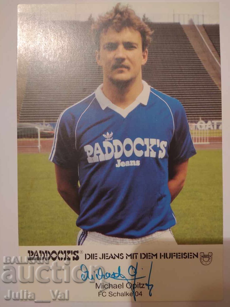 Ποδόσφαιρο - Σάλκε 04 - αυτόγραφο από Michael Opitz