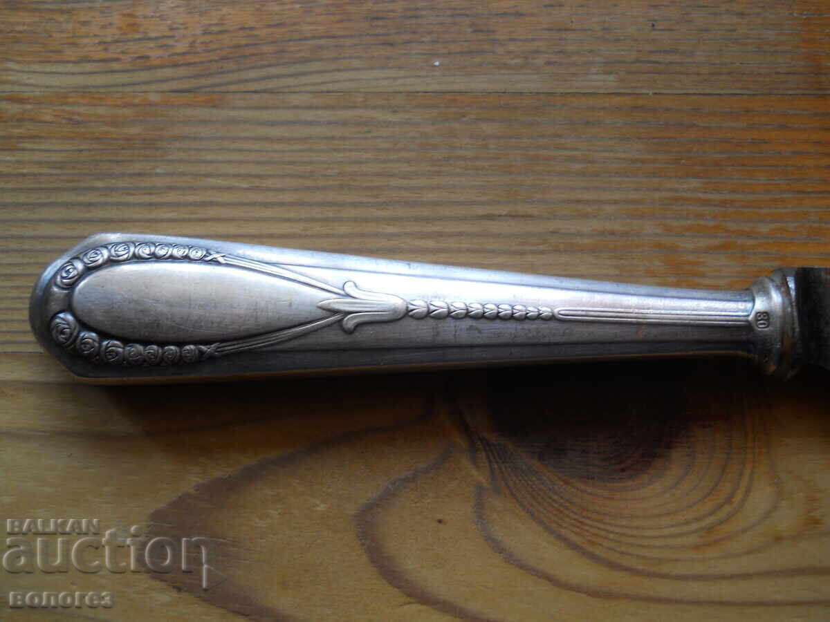 Set of antique silver-plated knives "WMF Zwilling" - 5 Set of antique silver-plated knives "WMF Zwilling" - 5