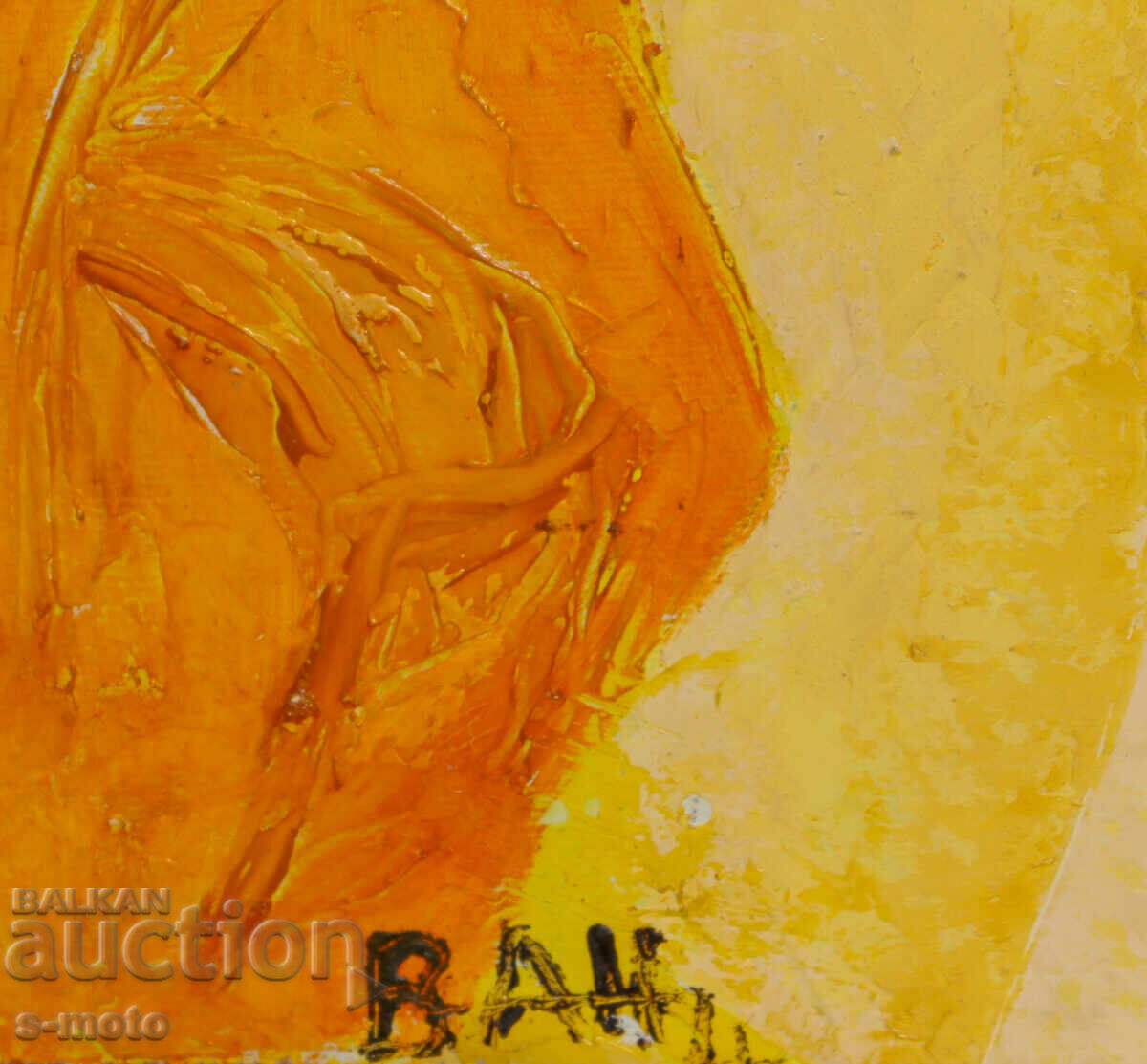 Βοσκάν Αταμιάν (1930-1989) ελαιογραφία πορτρέτο φιγούρες - 6