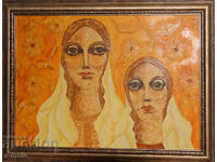 Voskan Atamyan (1930-1989) Oil Paintings Portrait Figures