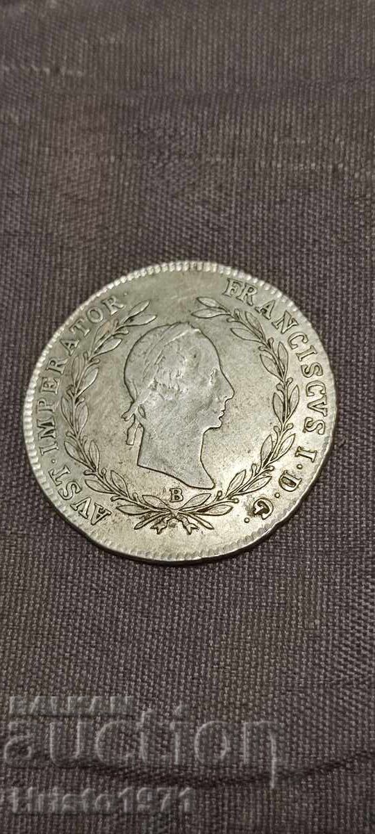 20 Kreuzer 1829
