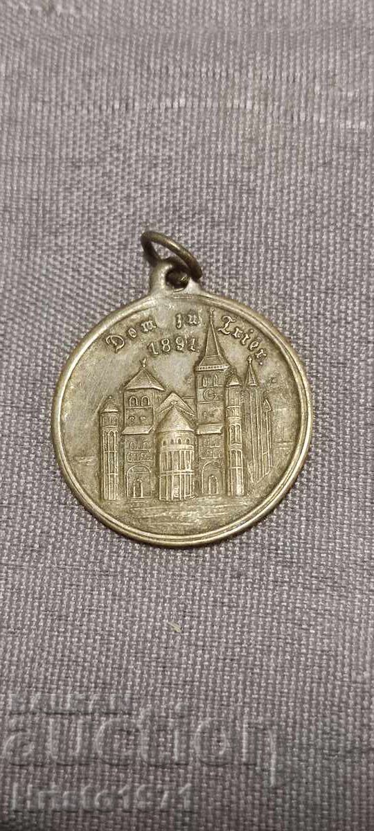 Μετάλλιο Καθεδρικού Ναού Τριρ 1891 με τιμή € 17.50 | 34.23 BGN Μετάλλιο Καθεδρικού Ναού Τριρ 1891 με τιμή € 17.50 | 34.23 BGN