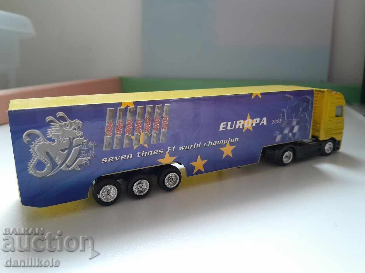 Доставка на *$*Y*$* МЕТАЛЕН МОДЕЛ MERCEDES ACTROS РЕКЛАМЕН *$*Y*$*