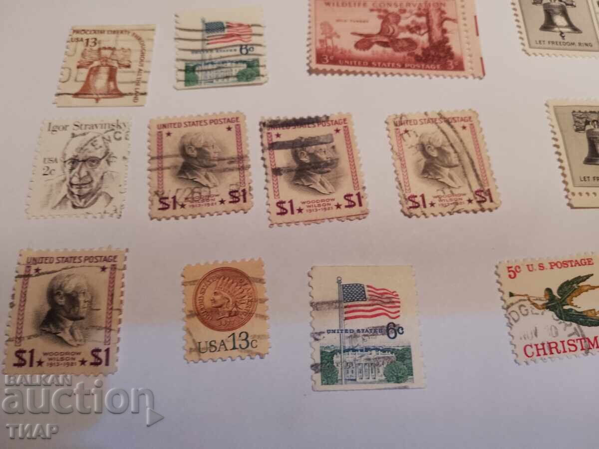 Auction Postage stamps USA -0.01 cents Auction Postage stamps USA -0.01 cents