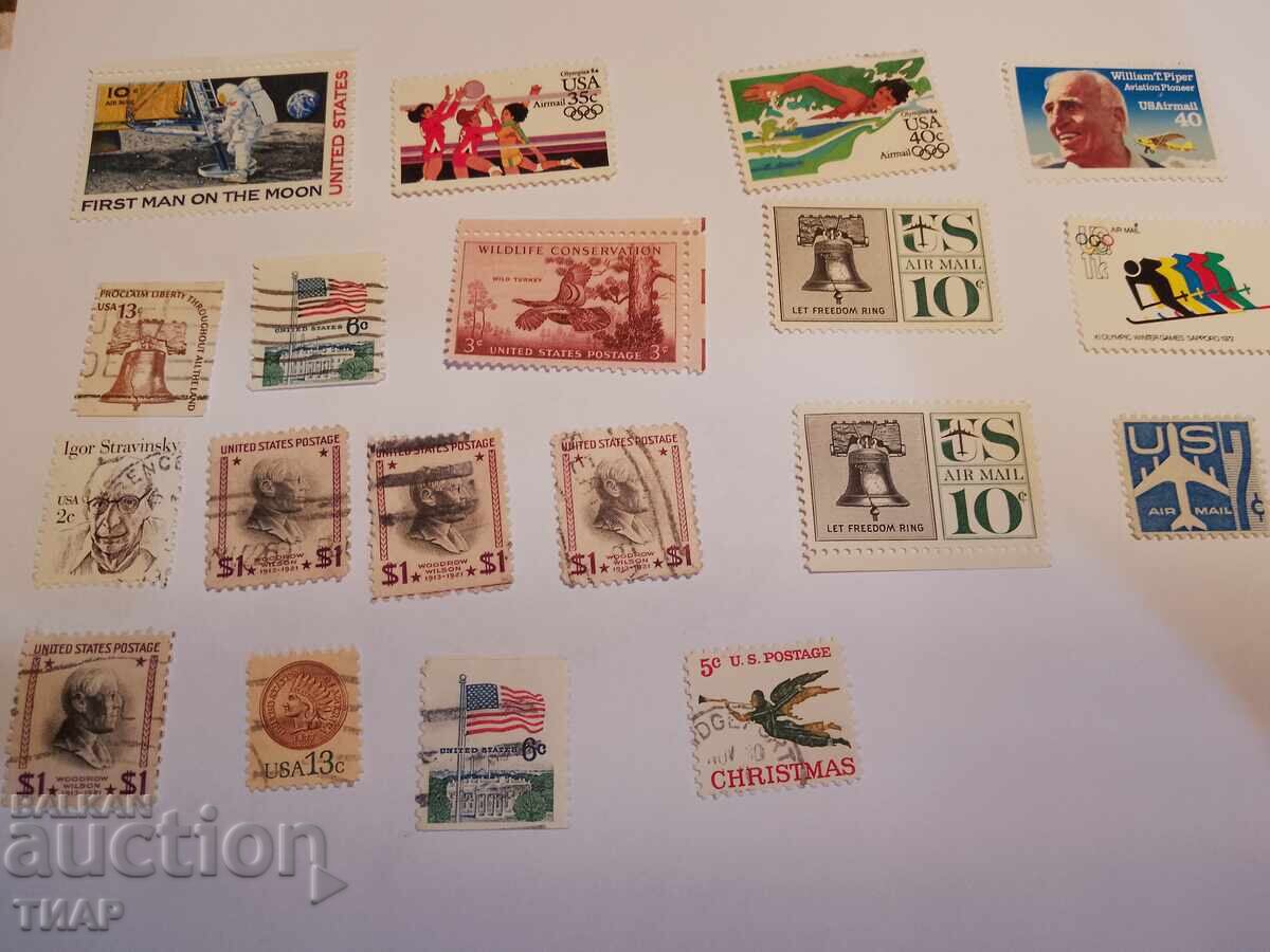 Postage stamps USA -0.01 cents Postage stamps USA -0.01 cents