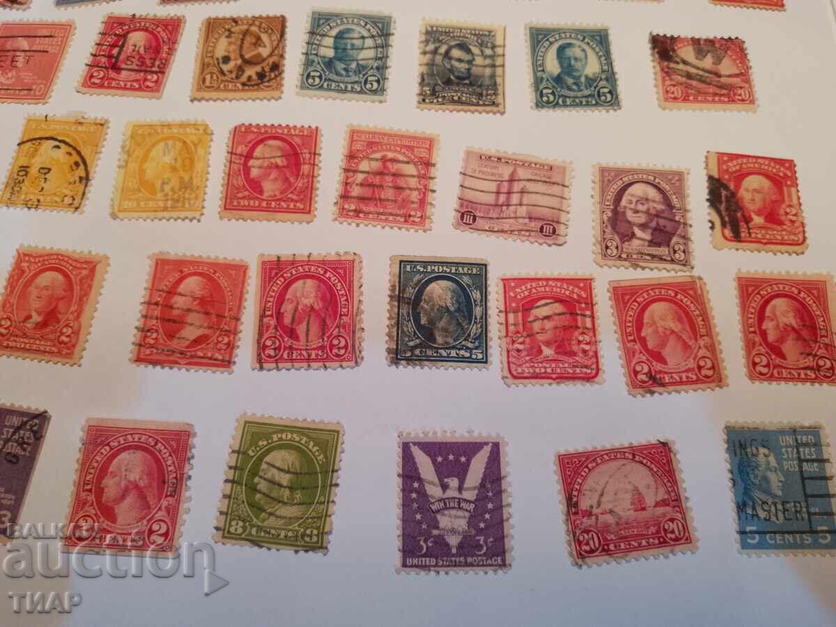 Auction Postage stamps USA -0.01 cents Auction Postage stamps USA -0.01 cents