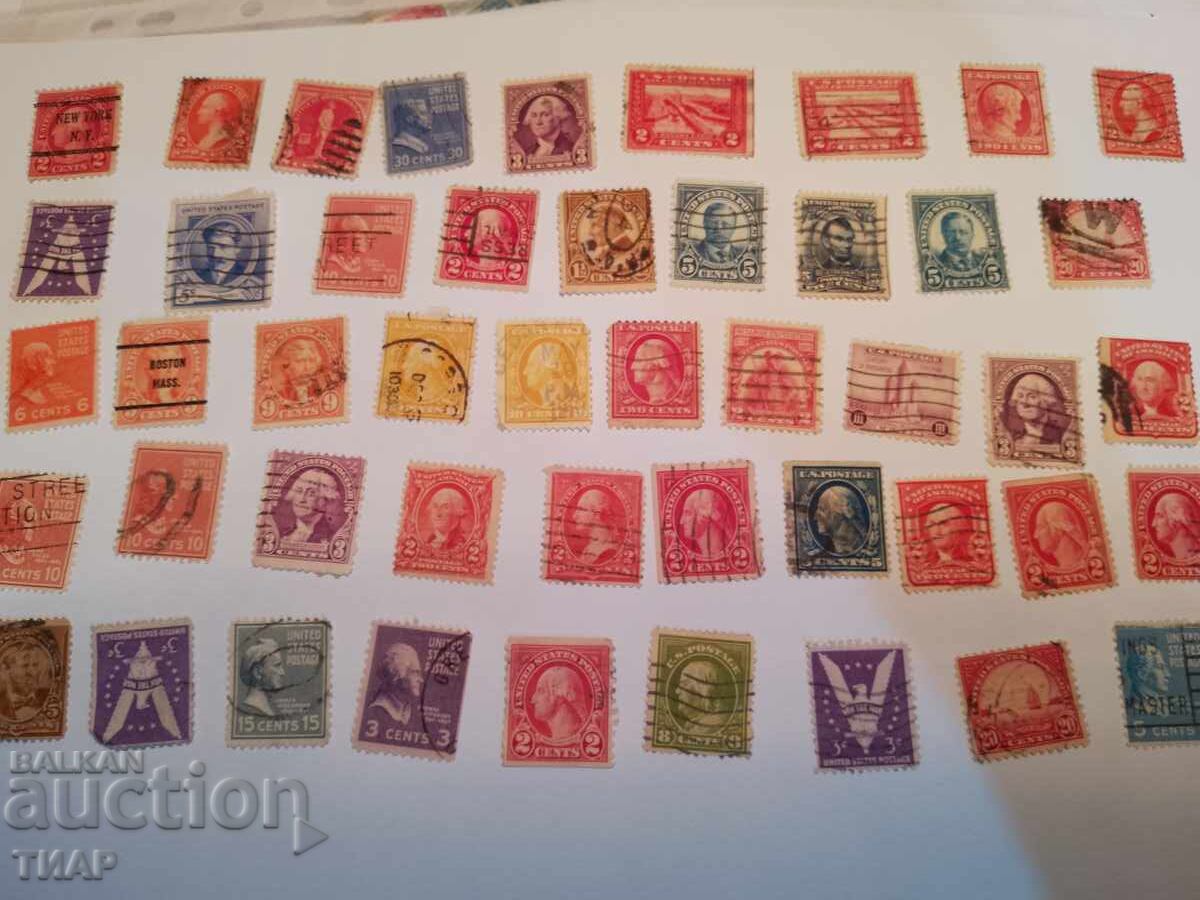 Postage stamps USA -0.01 cents Postage stamps USA -0.01 cents