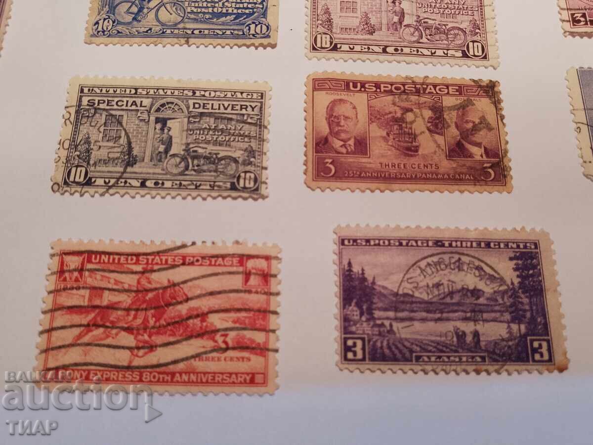 Auction Postage stamps USA -0.01 cents Auction Postage stamps USA -0.01 cents