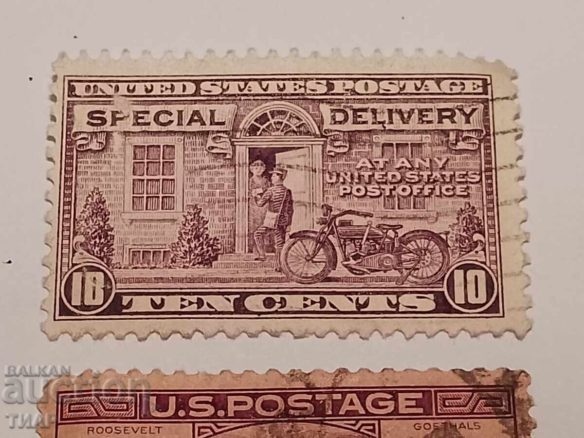 Postage stamps USA -0.01 cents - 5 Postage stamps USA -0.01 cents - 5