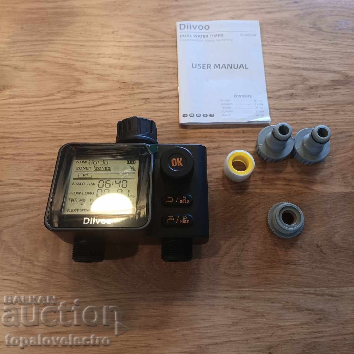 Delivery of Irrigation programmer, timer with 2 outputs