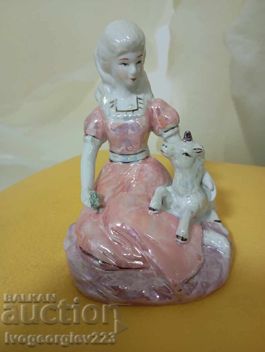Porcelain figurine Porcelain figurine