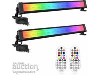 Set de 2 bucăți Proiectoare RGB LED Wall Washer 42W
