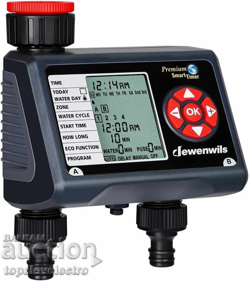 Programmer, timer for irrigation with 2 independent outputs