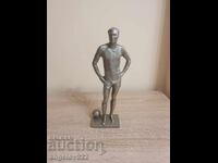 Figurină statuetă masivă din aluminiu