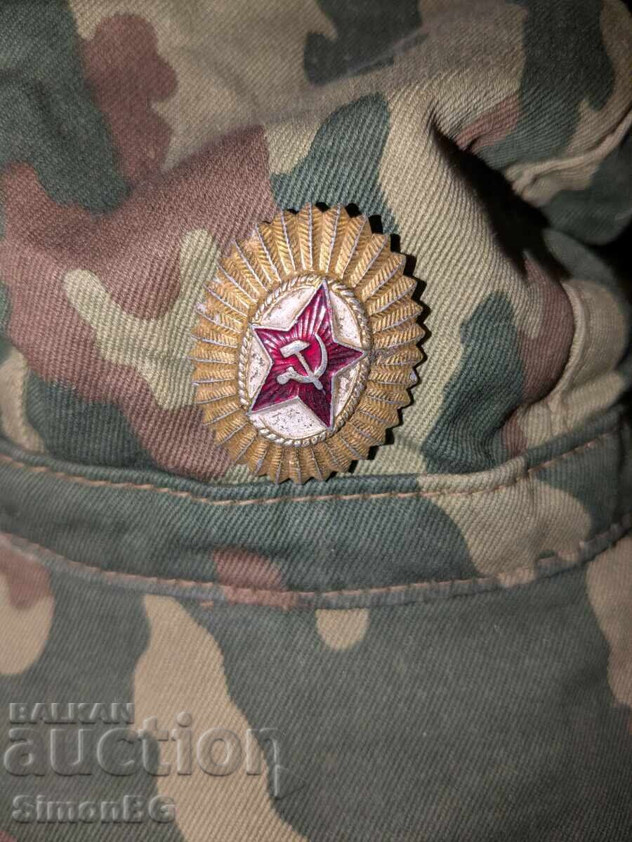 Аукцион Оригинална съветска полева шапка с VSR камуфлаж