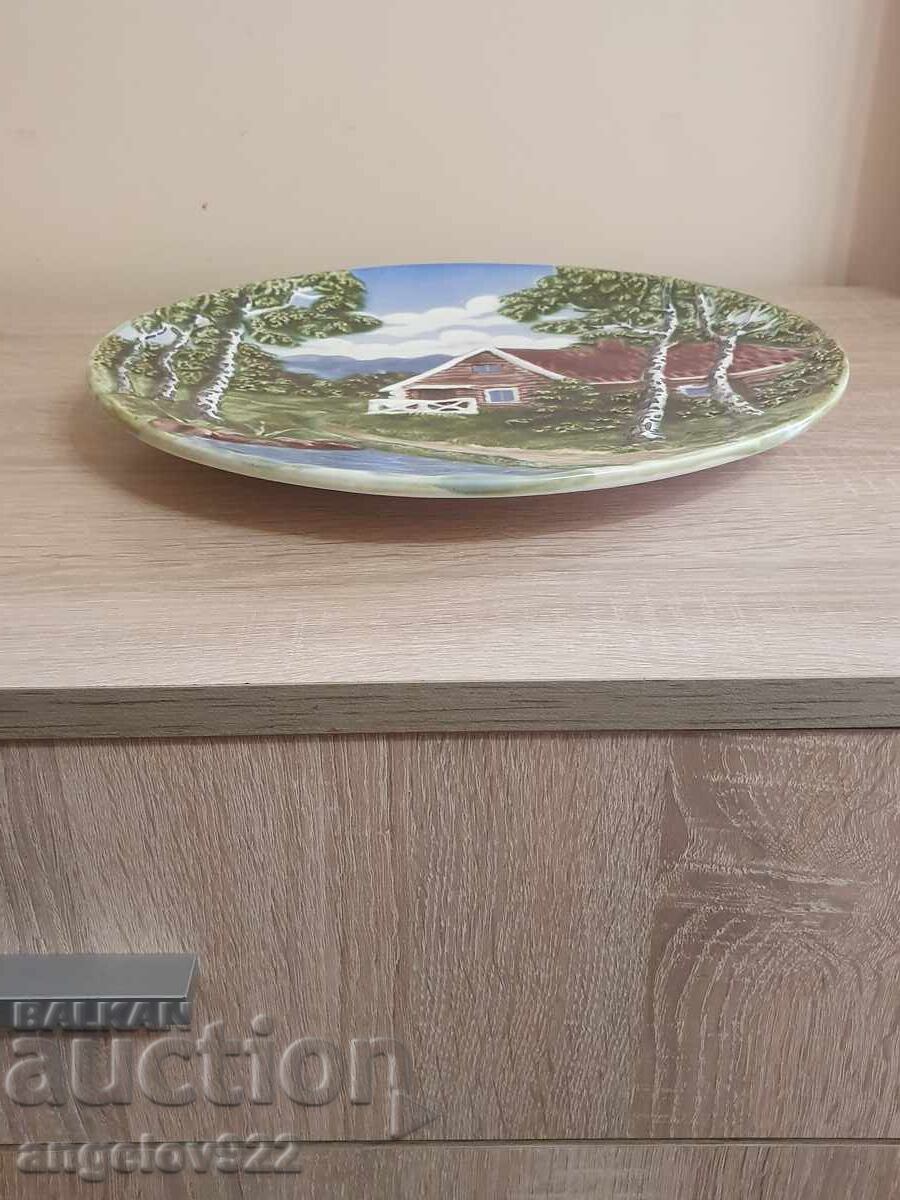 Auction  Beautiful Porcelain Plate SMF Handmade!!!