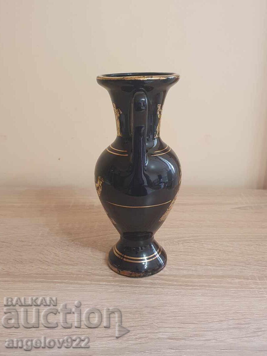 Delivery of Porcelain vase with 24 karat gold plating!!!