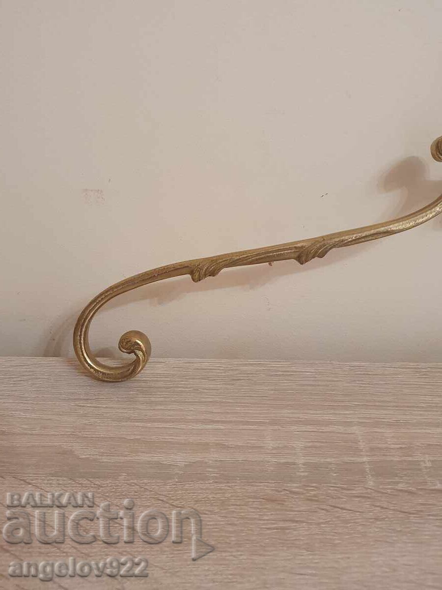 Μασίφ βιντάζ μπρούτζινη κρεμάστρα 1 - 5