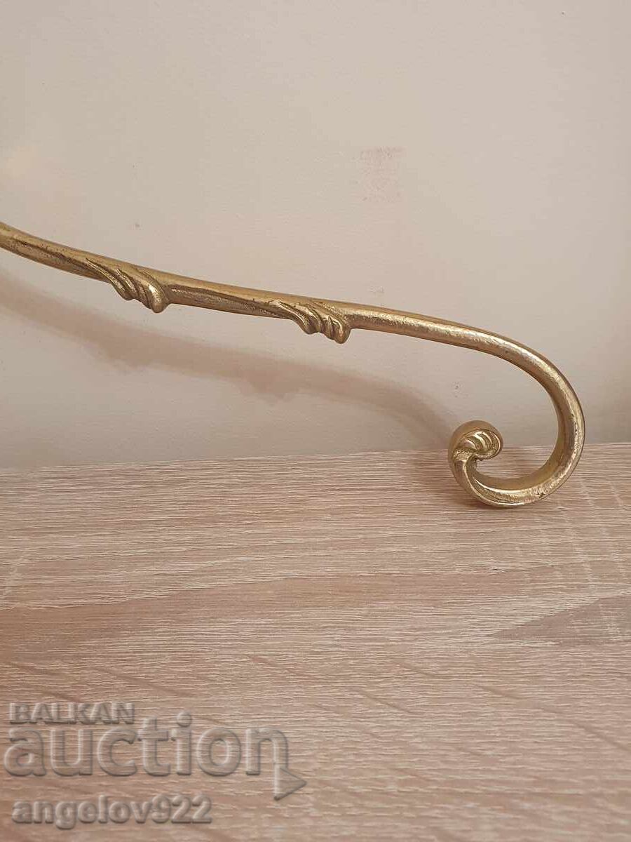 Auction  Massive vintage bronze coat rack 2
