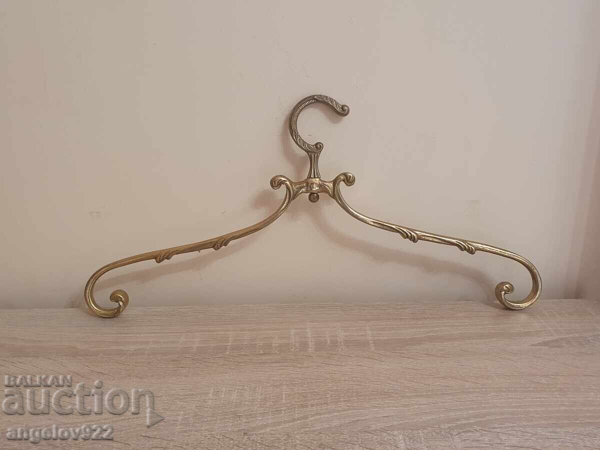 Massive vintage bronze coat rack 2