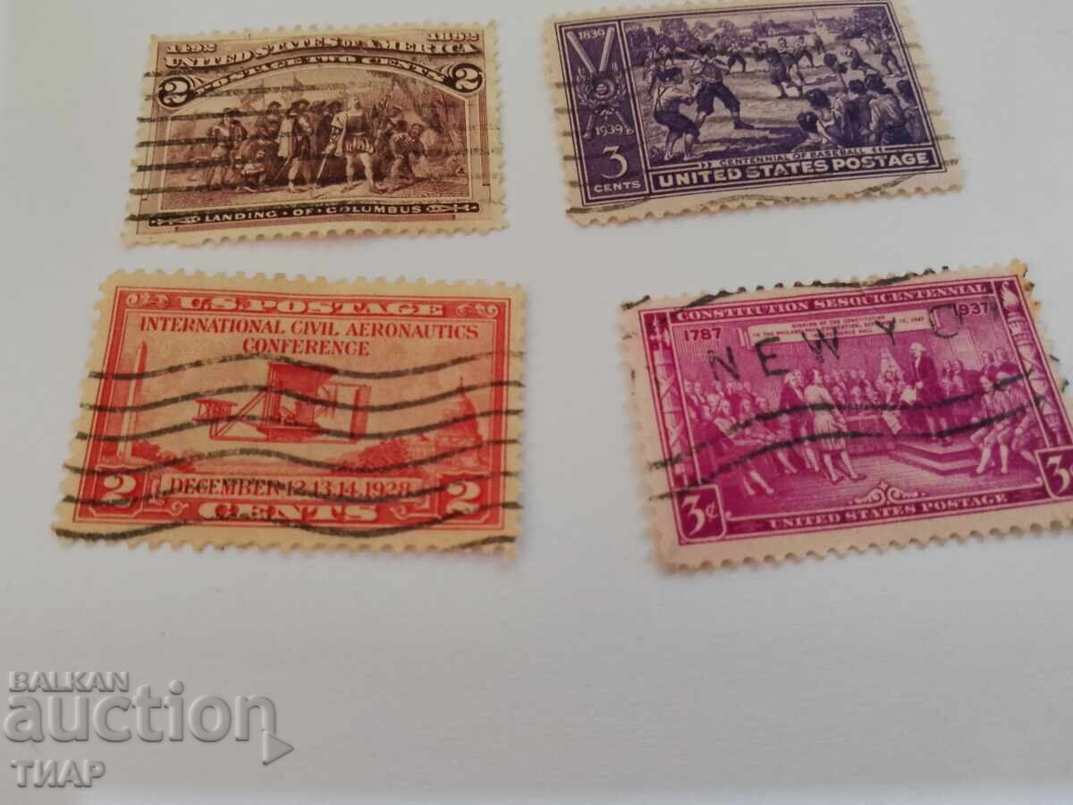 Auction Postage stamps USA -0.01 cents Auction Postage stamps USA -0.01 cents