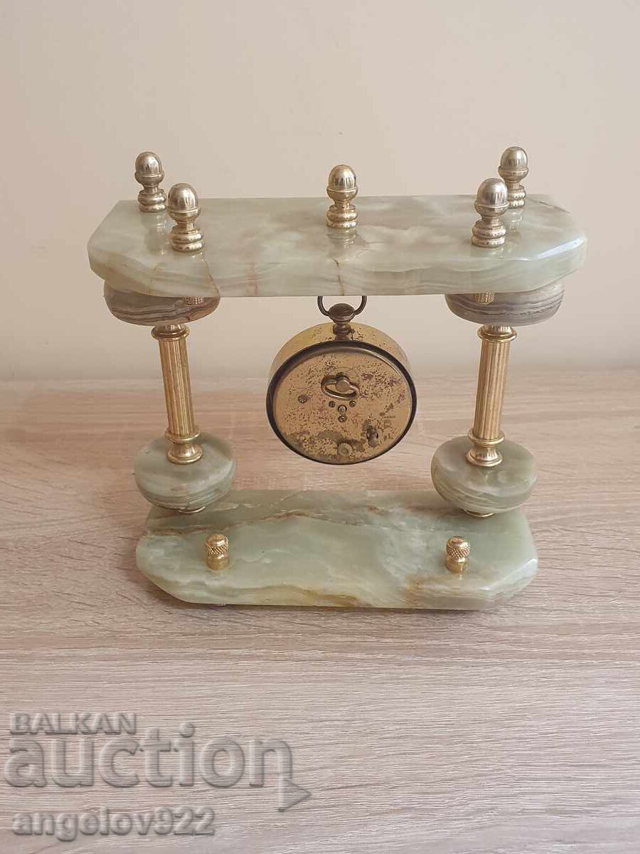 Delivery of Beautiful onyx and bronze desk clock!!!