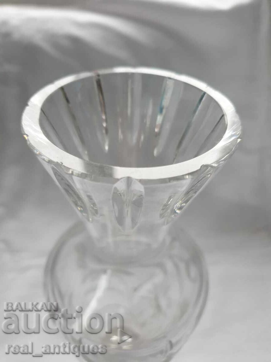 Crystal vase with price 42.00 BGN | € 21.47