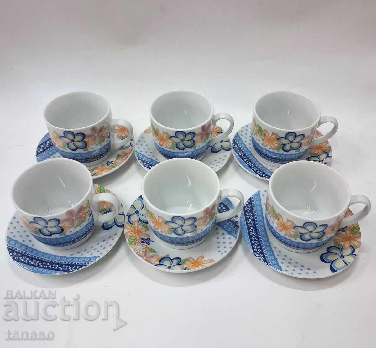 Delivery of Vintage porcelain coffee set, unused Delivery of Vintage porcelain coffee set, unused