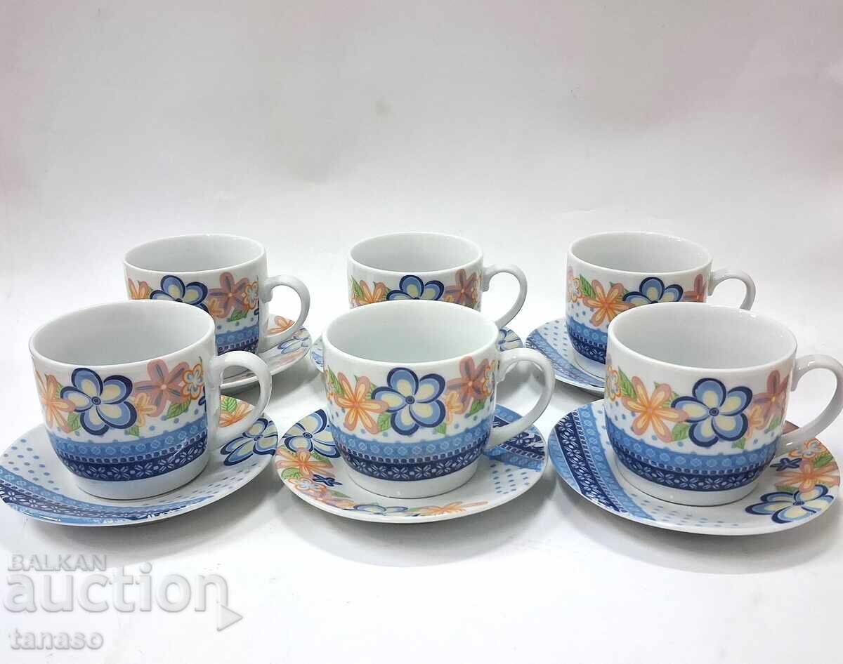 Vintage porcelain coffee set, unused Vintage porcelain coffee set, unused