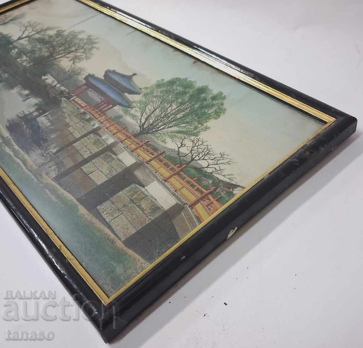 Asian Landscape Image - Machine Embroidery - 5