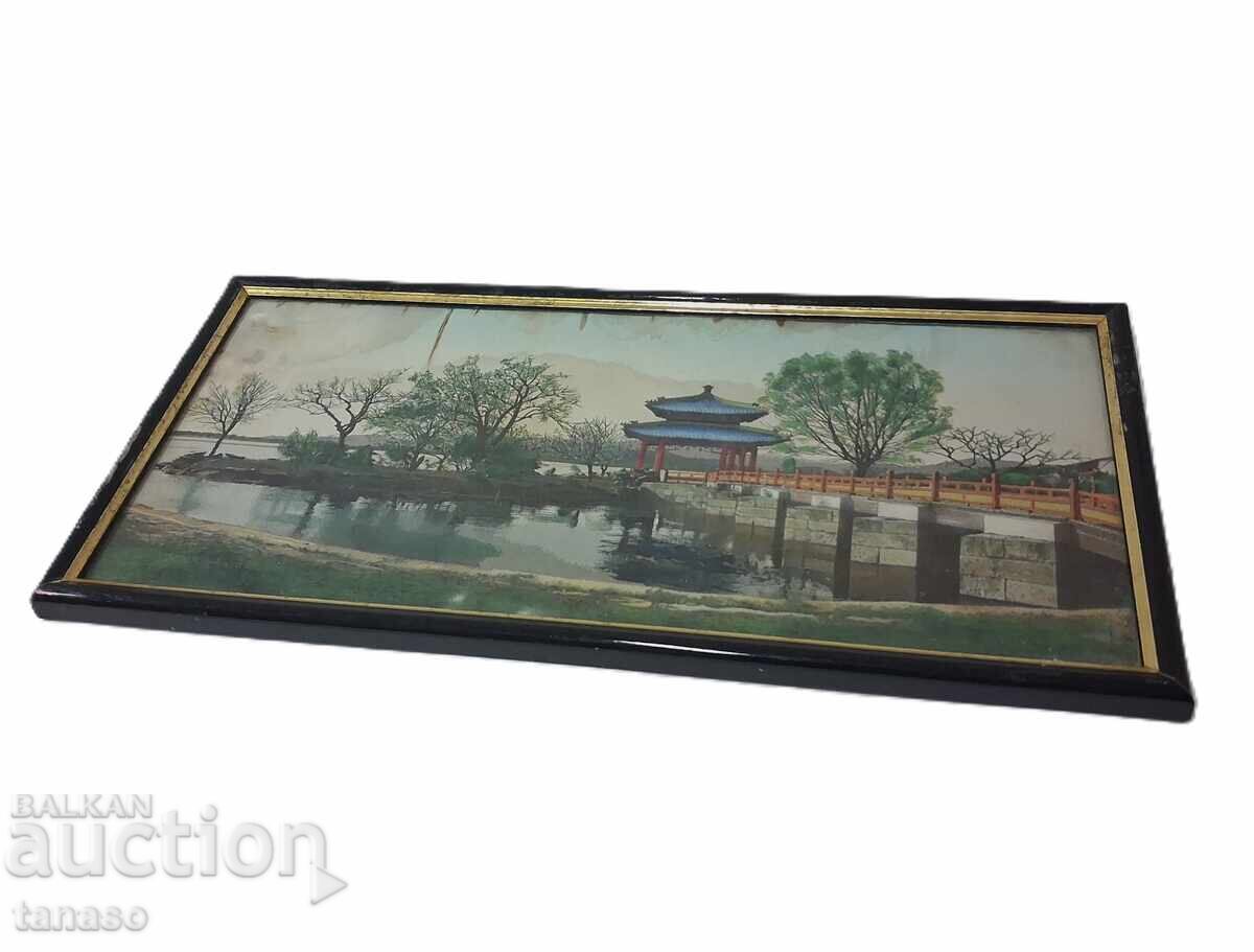 Asian Landscape Image - Machine Embroidery - 6