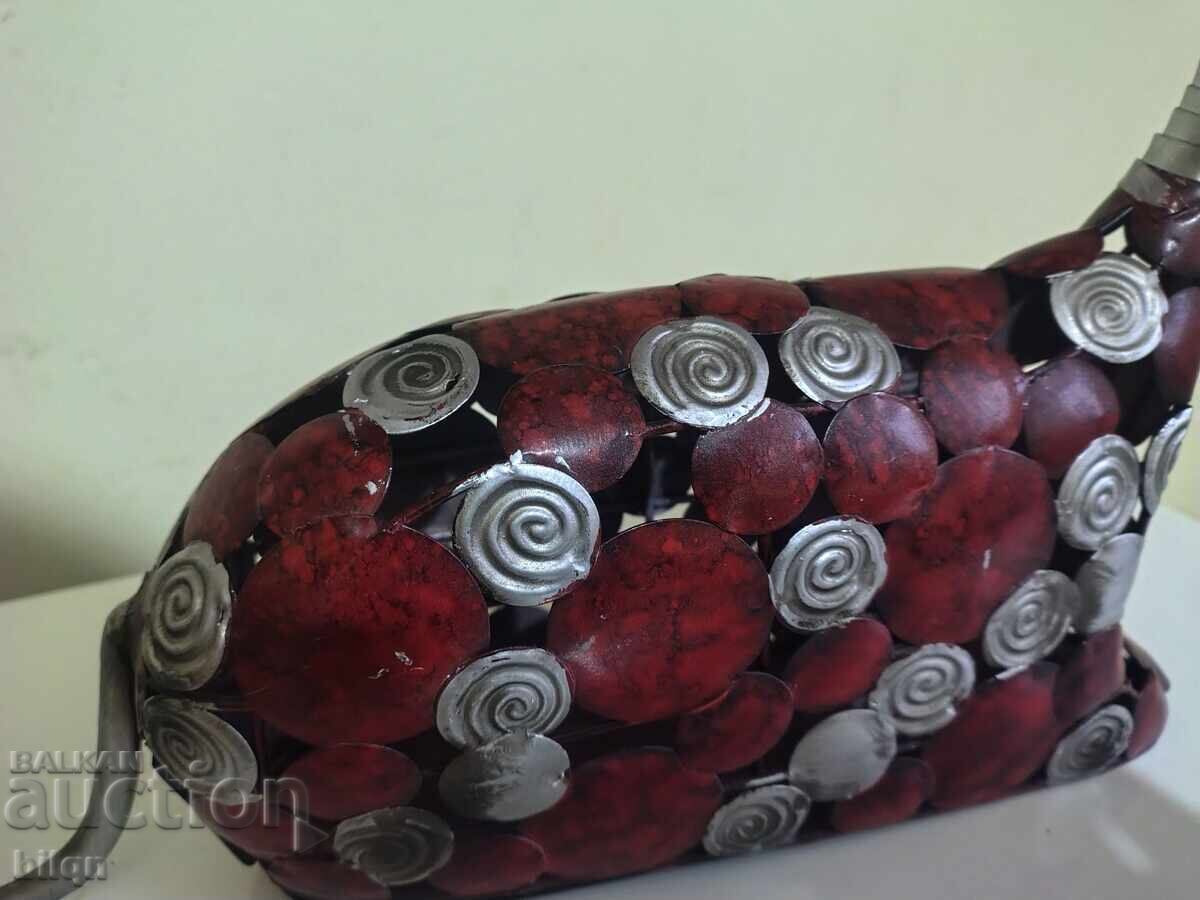 Licitație Superbă Sculptură Metalică - Pisică Licitație Superbă Sculptură Metalică - Pisică