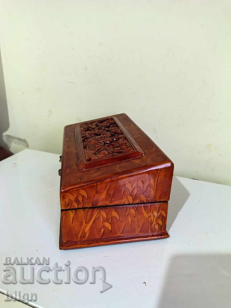 Прекрасна Дървена Кутия За Бижута,Дранкулки - 6 Прекрасна Дървена Кутия За Бижута,Дранкулки - 6