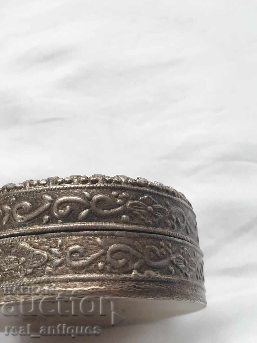 Auction  Silver plated box