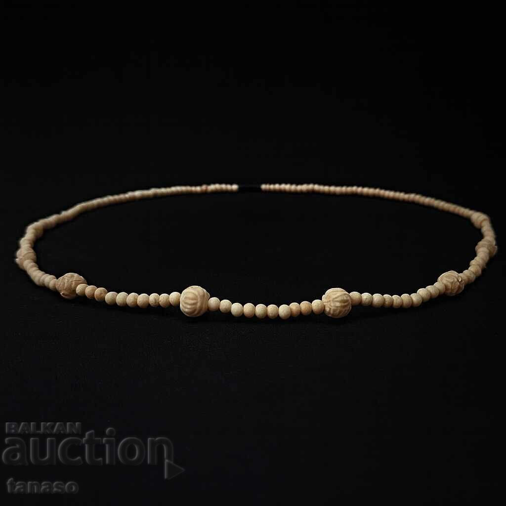 Χειροποίητο σκαλιστό παλιό κολιέ από ελεφαντόδοντο - 5 Χειροποίητο σκαλιστό παλιό κολιέ από ελεφαντόδοντο - 5