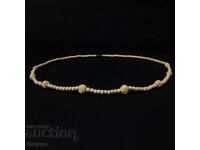 Χειροποίητο σκαλιστό παλιό κολιέ από ελεφαντόδοντο