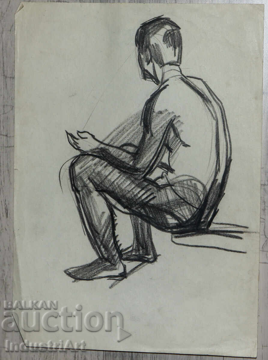 Desen vechi schiță creion portret corp gol cu preț 100.00 BGN | € 51.13 Desen vechi schiță creion portret corp gol cu preț 100.00 BGN | € 51.13
