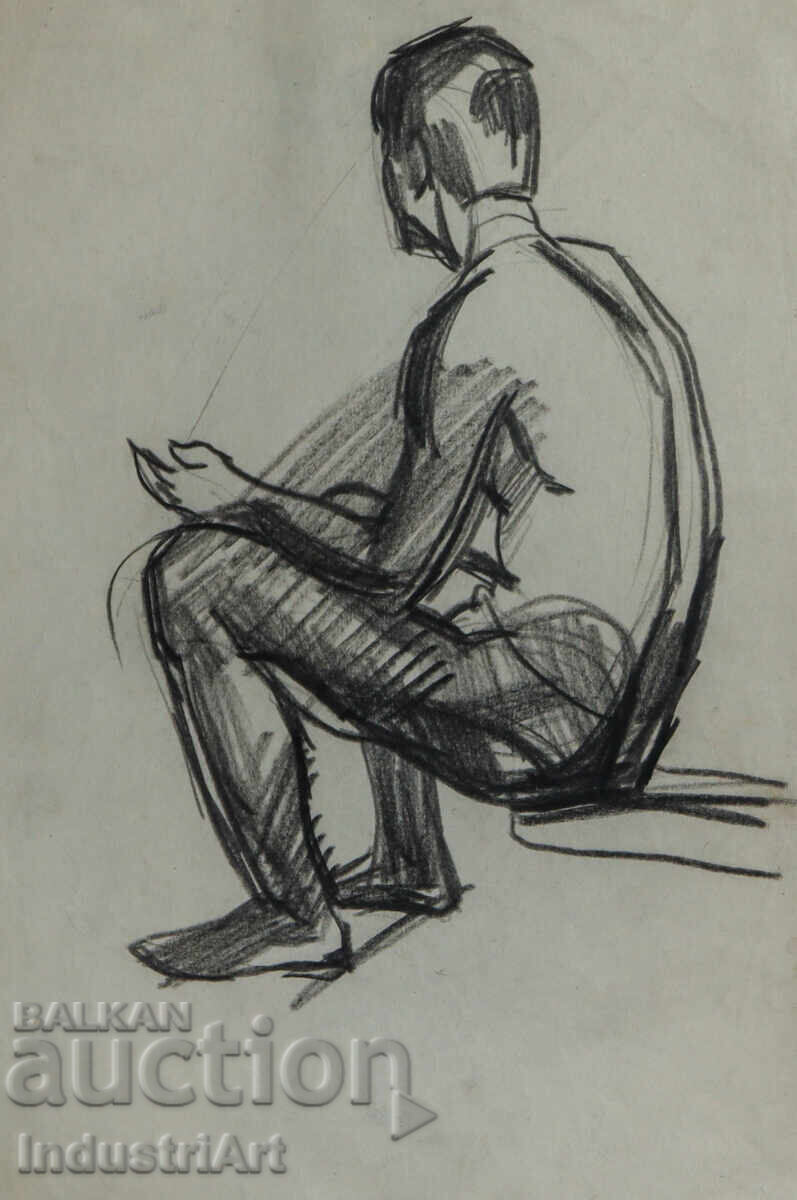 Desen vechi schiță creion portret corp gol Desen vechi schiță creion portret corp gol