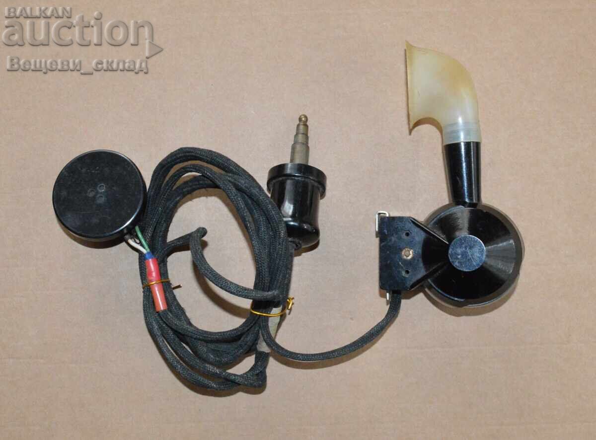 Tube + handset for military ATC telephone exchange Tube + handset for military ATC telephone exchange