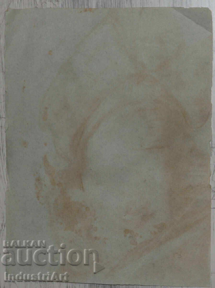 Desen vechi schiță creion portret figuri - 6