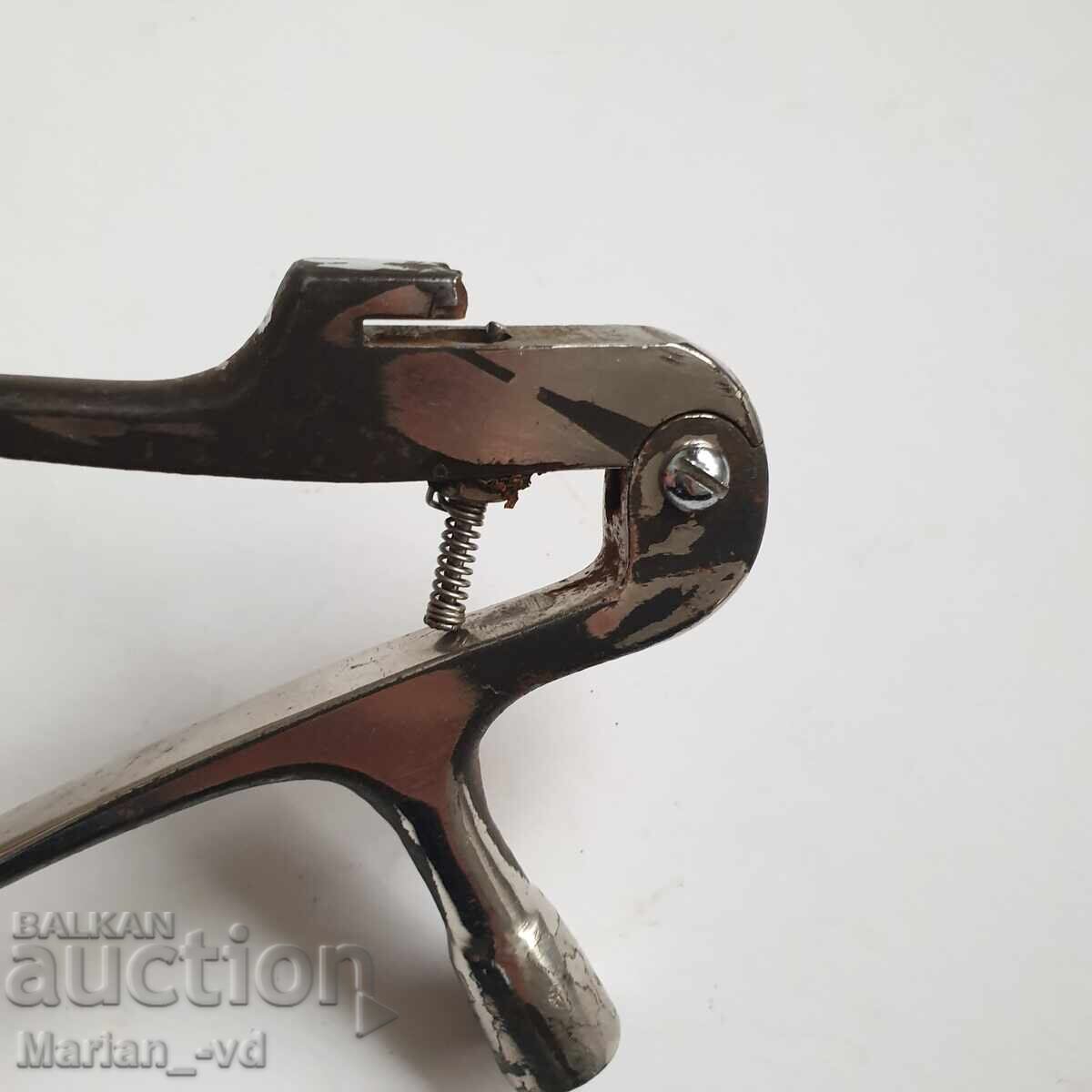 Delivery of Metal conductor's punch from BDZ (Bulgarian State Railways) 60s NRB